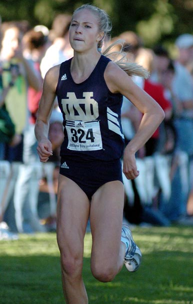 Notre Dame's Sunni Olding finished ninth in 17:14.