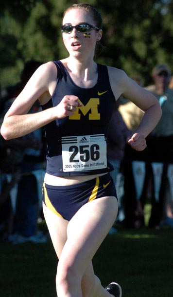 Michigan's Nicole Edwards finished 33rd in 17:42.