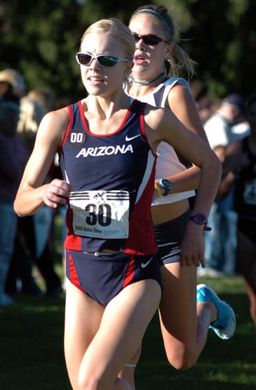 Arizona's Emily McGregor finished 40th in 17:46.