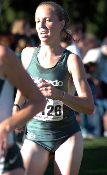 Colorado State's Danielle Korb finished 63rd in 18:02.