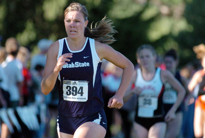 Ashley Johnson of Utah State finished 83rd in 18:18.