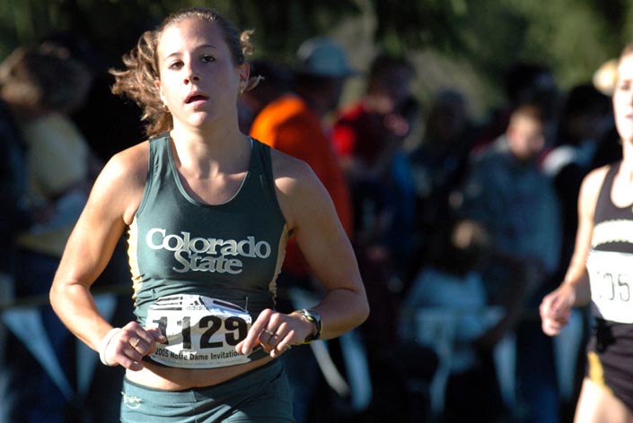 Colorado State's Melissa Thomas finished 136th in 18:52.