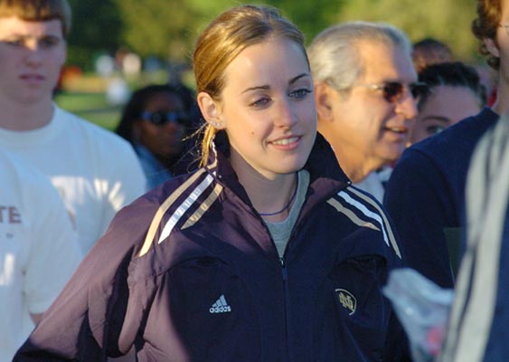 Molly Huddle finished second.