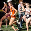 L-R: An unidentified runner, Cassie Hunt, Chantelle Dron, Dacia Barr, and Molly Huddle.