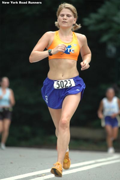 Kate Irvin, also of the Central Park Track Club, finished ninth in 30:32.