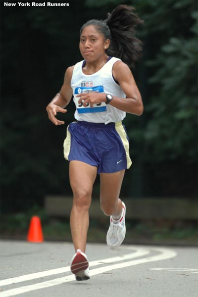 Hermela Romero of Guttenberg, New Jersey, and the West Side Runners finished 11th in 30:47.