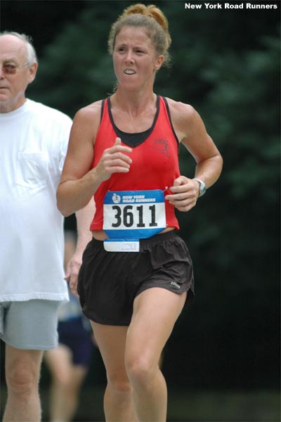 Laura DiMarino of the Rockland Road Runners finished 35th in 32:26.