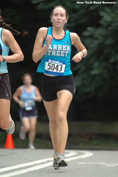 Tina Marie Poulin of Warren Street finished 40th in 32:54.