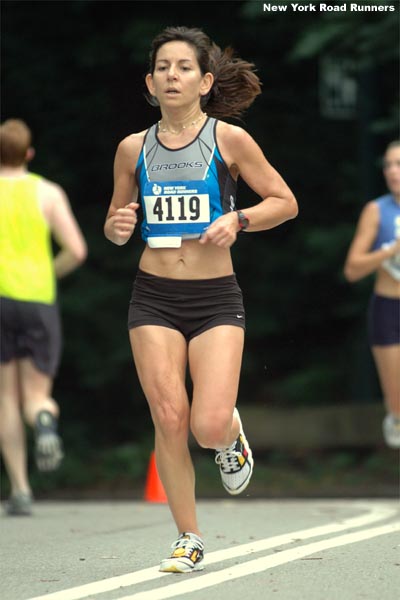 Shebna Olsen of the Westchester Track Club finished 41st in 32:58.