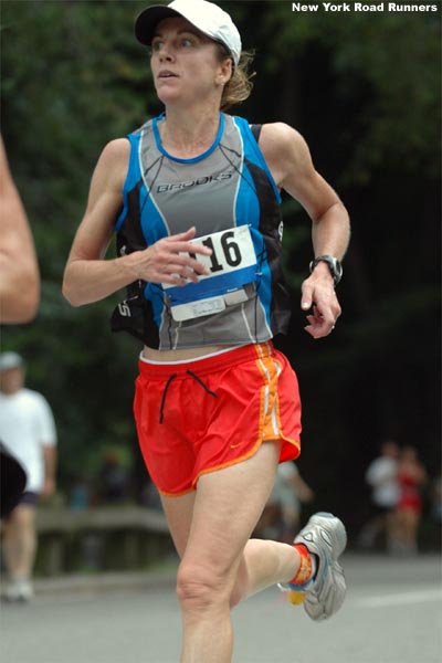 Kate O'Hern Lyons, 41, of the Westchester Track Club finished 46th in 33:11.