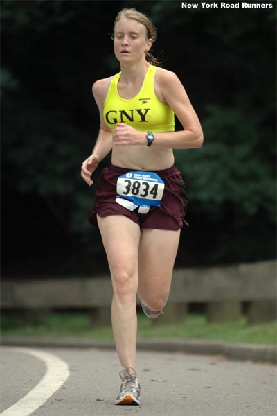 Sara Peschel of Greater New York finished 50th in 33:31.