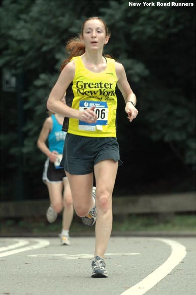 Sarah Smith of Greater New York finished 49th in 33:29.