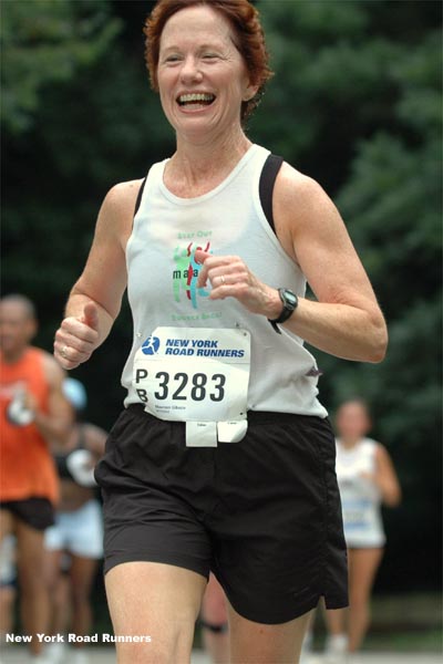 Maureen Gibson (age 58, 289th, 45:49).