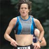 Mary Evans, 46, of the Westchester Track Club finished 36th in 32:31.