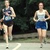 Teal Usher (left, age 42, 201st, 31:12) and Caroline Peacock (198th, 41:07, 40:58 chip time).