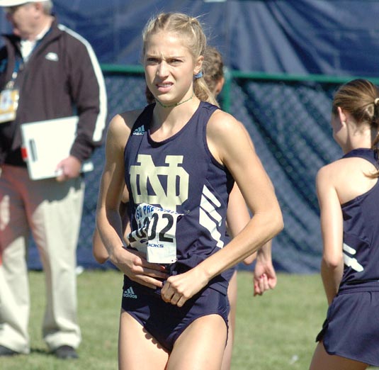 Notre Dame sophomore Sunni Olding.