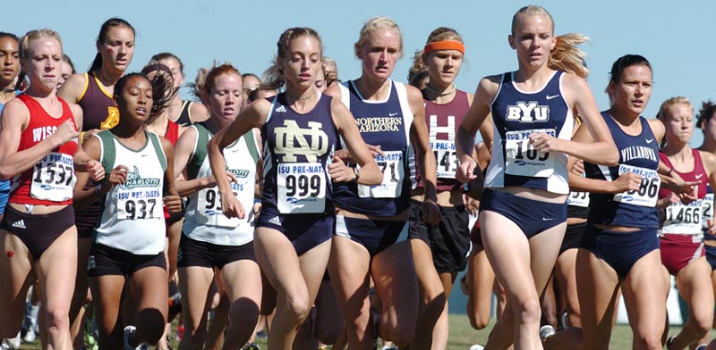 L-R: Katrina Rundhaug, Teshaye Dagnachew, Cassie Ficken, Sunni Olding, Johanna Nilsson, Lindsey Scherf, Heidi Magill, and Marina Muncan.