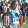 One of the race favorites, Caroline Bierbaum of Columbia, who finished third at last year's NCAA Cross Country Championships.