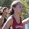 Stanford's Lauren Centrowitz leads teammate Katie Harrington.