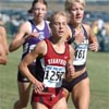 Stanford's Lindsay Flacks leads Idaho's Dee Olson.