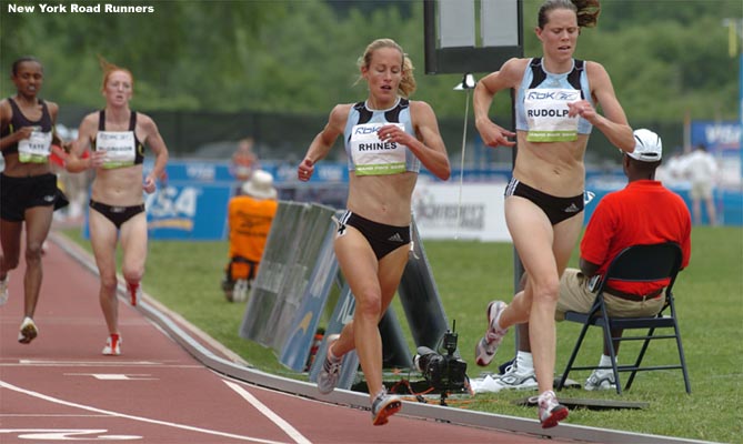 Earlier in the season, Rudolph, a two-time U.S. Olympian, ran the third-best U.S. women's 10,000 time ever with a 31:18.96 debut.