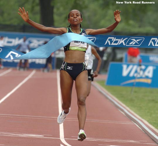 This was the first world-class track meet ever held at the brand new Icahn Stadium, and the athletes...