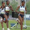 Ejegayehu, 23, is the elder of the Dibaba sisters. She won an Olympic silver medal in the 10,000 last summer in Athens.