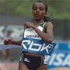 ...but she did run the fastest time ever by a woman on U.S. soil: 14:32.42.