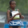 Dibaba had her eye on the scoreboard shortly after she crossed the finish line.