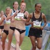 Mestawot Tadesse, who represented Ethiopia in the 1,500 at the 2004 Olympics, leads a pack.