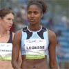 The 2004 Ethiopian national champion at 800m, Meskerem Legesse.