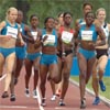 One week earlier, at the Prefontaine Classic, both the women's 800m and 1,500m races had falls which influenced the outcome of the race.