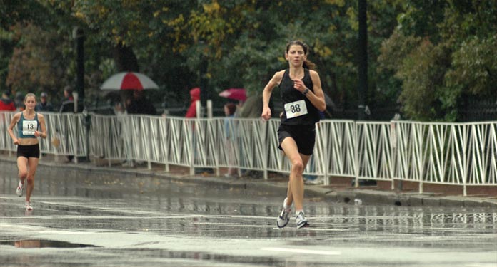 New York City's Anne Kugler had a great race...