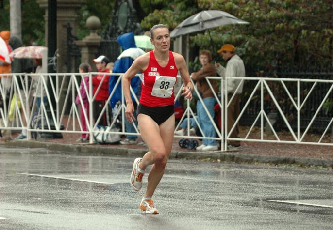 Suzanne Weeder-Einspar of Team Nebraska finished 18th in 34:41.