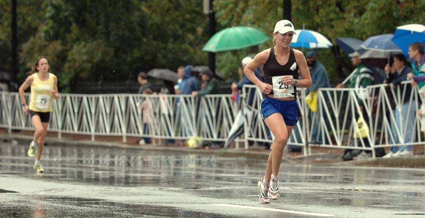 Melissa Cook, 25, of Johnson City, Tennessee finished 32nd in 35:58.