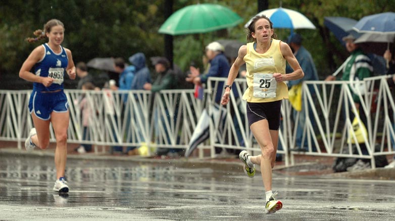 Nancy Tinari, 46, of Canada finished third in her age group and 31st overall in 35:56.