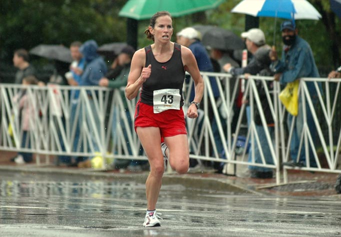 Cynthia Mauzarell, 31, of Boise, Idaho, finished 36th in 36:16.