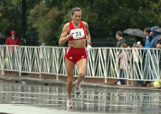 Tatyana Pozdnyakova, 50, of Gainesville, Florida, finished 37th in 36:20 and won her age group.