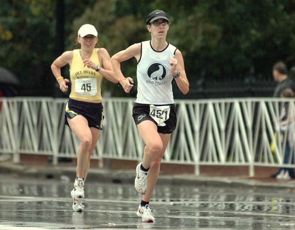 Barbara McManus, 37, of the Central Mass Striders and Oakham, Massachusetts, finished 54th in 38:47.