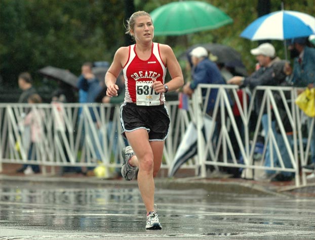 Jessica Blake, 27, of the Greater Boston Track Club finished 67th in 39:49.