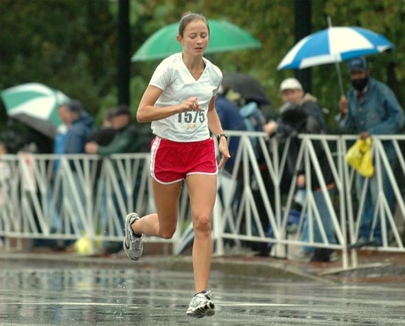 Larissa Bifano, 25, of Somerville, Massachusetts, finished 74th in 40:26 (40:13 chip time).