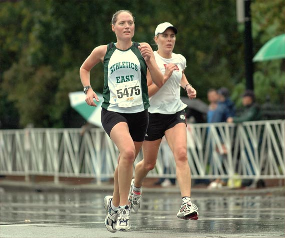 Laura Nye, 21, of Charlestown, Massachusetts, finished 77th in 40:48.