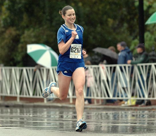 Betsy Suda, 24, of Newburyport, Massachusetts, finished 86th in 41:18.