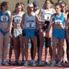 The runners wait for the start of the race.