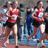 Team Nebraska's Susanne Weeder Einspahr (right) and Ann Gaffigan start out together.