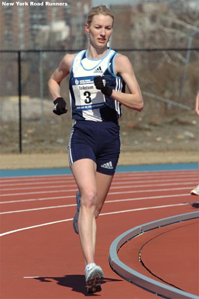 She said that she was feeling good now, but this was her first race in 2005.