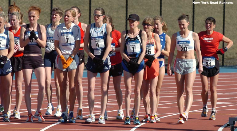 The race would start with approximately 500 meters on the brand new Icahn Stadium track.