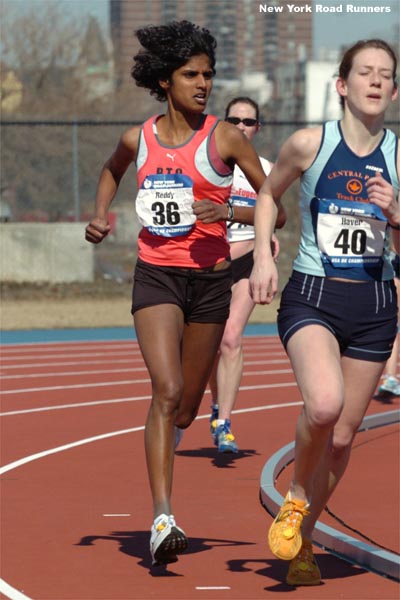 Reddy ran a 1:17 half marathon a couple of weeks after this race at the More Half-Marathon.