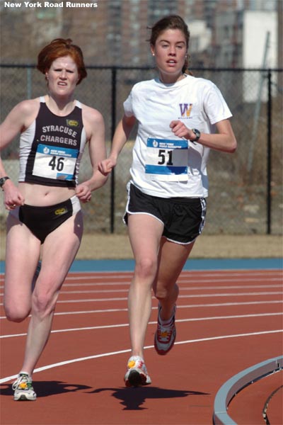 Rorke (battling with Heather Webster) went on to finish 18th in the women's race at the Boston Marathon three weeks later, running 2:50:10.