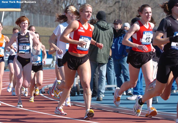 Team Nebraska's Susanne Weeder Einspahr (right) and Ann Gaffigan start out together.